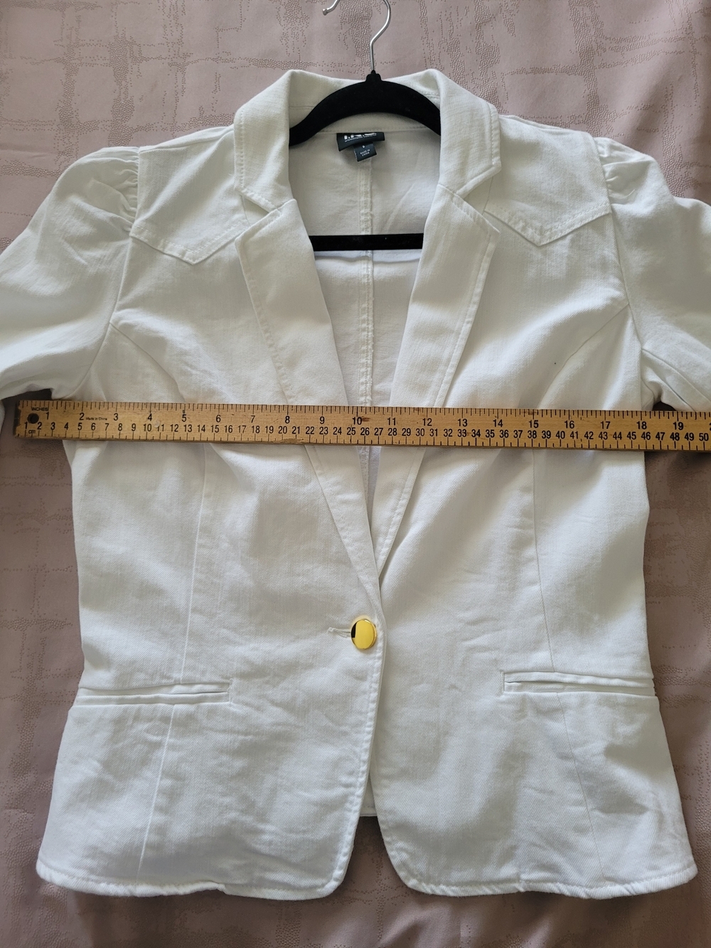 INC  White Cotton Jacket - Picture 5 of 7